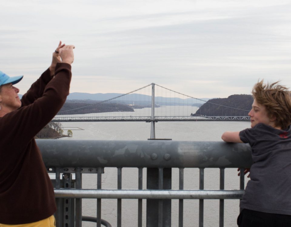 Tourists on the Walkway - credit Meredith Heuer - The NY Times