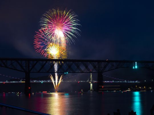 Walkway Fireworks - credit Andrew Shea - Poughkeepsie Journal courtesy photo